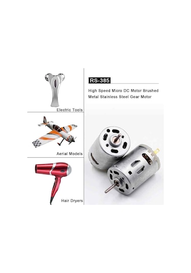 鉄道模型 DC MOTOR RH-3858S Amirelektronix-Rs385 12-24V Yüksek Hızlı Dc Motor 15000Rpm