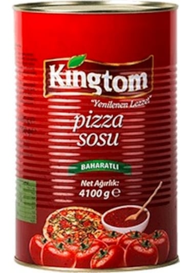 Kingtom Baharatlı Pizza Sosu 2 x 4100 G