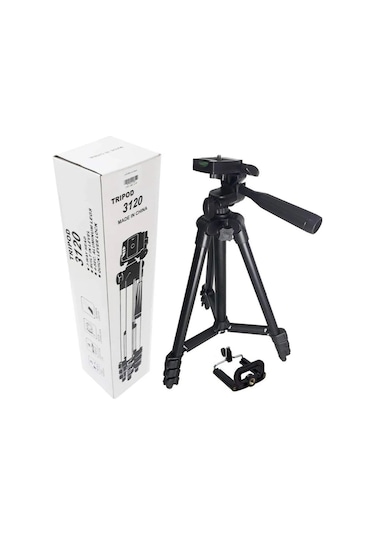 Thentech Tripod Kamera 360 Derece Dönen Telefon Uyumlu Tripod Su Terazili