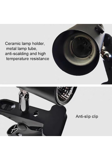 Sones Zy-uab Kaplumbağa Arka Işık Uva Isıtmalı Tırmanma Evcil Hayvan Arka Işık, Ampullü Ab Fişi