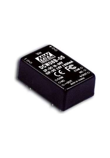 Meanwell Dcw08b-12 ,18..36vdc +12vdc/650ma -12v/650ma Dc-dc Konverter