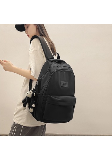 Moveevo Büyük Kapasiteli Hafif Sırt Çantası - Üniversiteli Kızlar İçin Şık Ve Dayanıklı Beyaz