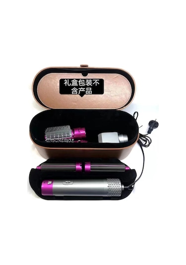 Moveevo Beş Bir Arada Bukle Çubuğu Sıcak Hava Tarağı Kıvırcık Düz Çift Kullanımlı Saç Şekillendirme Tarağı Elektrikli Saç