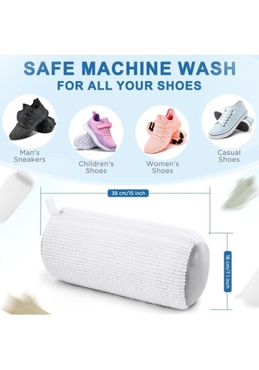 Didadodo Sarı Ayakkabı Yıkama Çantası, Yeniden Kullanılabilir Ayakkabı Yıkama Sarı Sarı