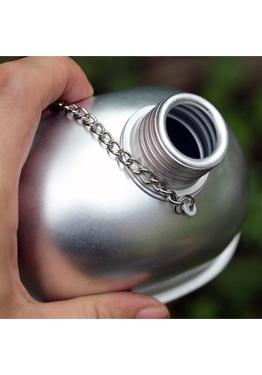 Teltree Alüminyum Kamp Mutfak Seti: 850ml Kanteen, 600ml Bardak Ve Odun Ocağı - Doğa Maceraları İçin Gümüş