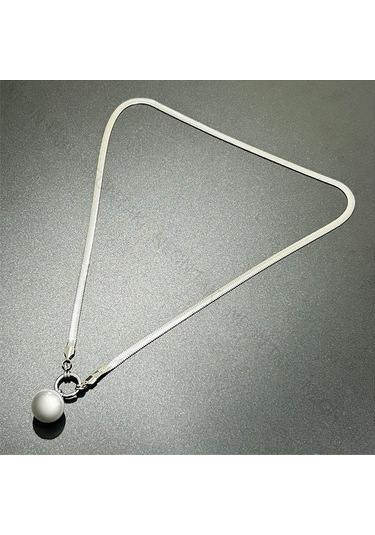 Xxx Küreli, Paslanmaz Çelik Kolye 240, Gümüş Renk Gümüş