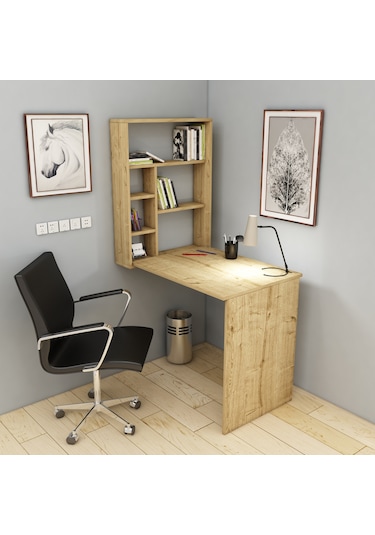 Arnetti Sedir Açılır Kapanır Raflı Çalışma Masası Safirmeşe