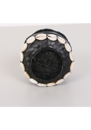 Bali Boncuklu Kapaklı Kutu 11 X 9 Cm