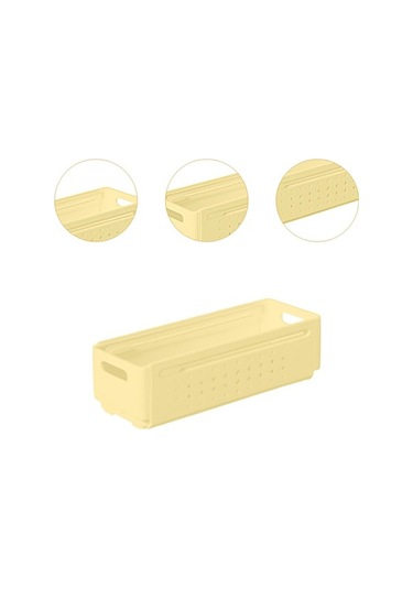 Pazly Suntek Küçük Kremalı Geri Depolama Çekmece Çekilebilir - Uj Krem