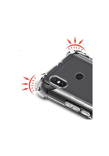 Xiaomi Redmi Note 6 Pro Kilif Seffaf Nitro Anti Shock Kapak 417950900