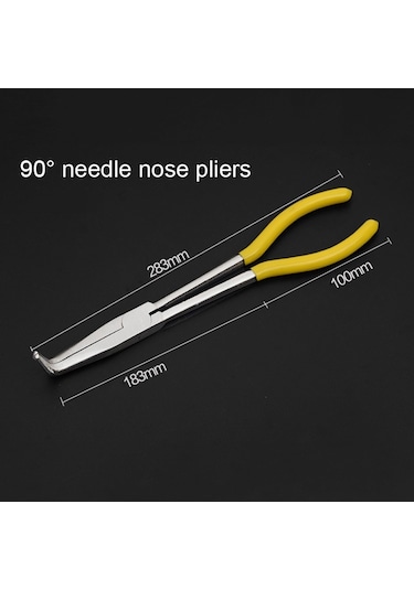 11 İnç Çok Fonksiyonlu 90 Derece Bükme İğne Burunlu Pense El Aleti