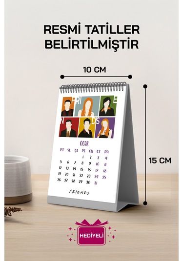 Friends Tasarım 2026 Masa Takvimi Pytktkv023