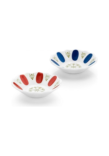 Güneş Melamin Çay Tabağı 6 Adet 1 Takım-Kırmızı