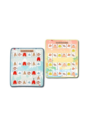 2 Set - 54 Parça Tox Sıradakini Biliyorum Yaz ve Kış Keçe Cırtlı