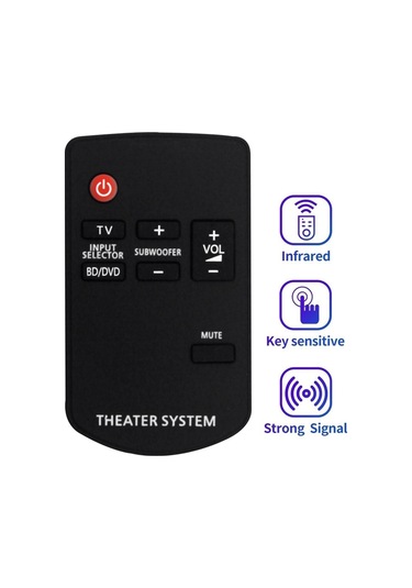 Crackedice N2qayc000043 Panasonic Sinema Sistemi İçin Uzaktan Kumandayı Değiştirin