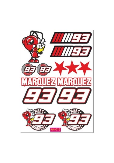 Sevenkardeşler A4 Sticker 013 Tek Paket Çoklu Sticker