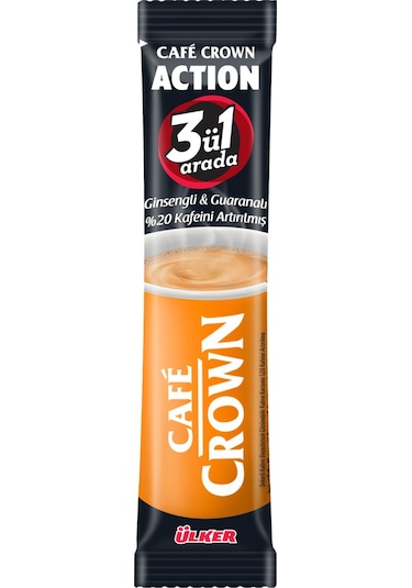 Cafe Crown 3'ü 1 Arada Action Hazır Kahve 24 x 18 G