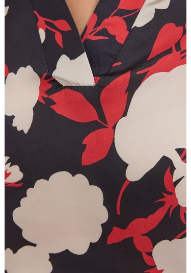 Bigdart 8018 Desenli Saten İkili Takım - Bej 001