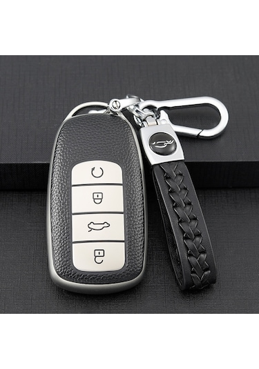 Chery Tiggo Uyumlu 8 Pro İçin Koruyucu Tpu Kılıf Anahtarlık-silver