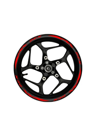 Pcx Kırmızı Yazılı Kırmızı Pençe Şeritli-237