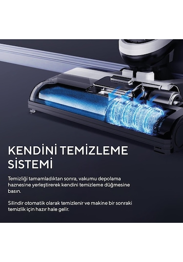 Kumtel HWDVC-01 Islak Kuru Şarjlı Dikey Süpürge