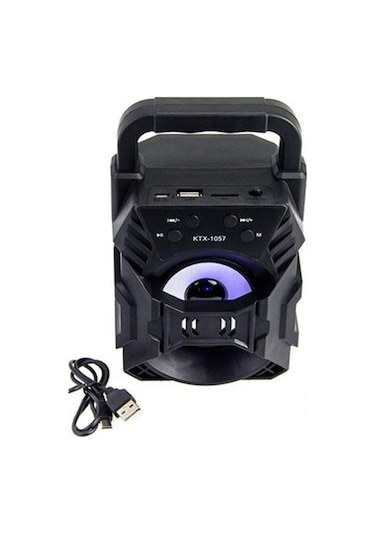 KTX-1057 Işıklı Ses Bombası Bluetooth Hoparlör