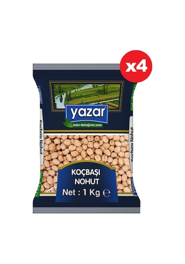 Yazar Koçbaşı Nohut 4 x 1 KG
