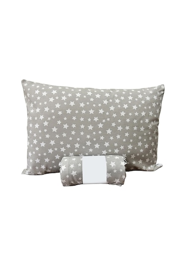 Ranforce Battal Boy Lastikli Çarşaf Ve Yastık Kılıfı Gri