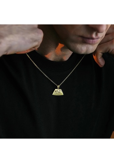 İpek Silver  925 Ayar Gümüş Mitolojik Geyik Unısex Kolye Gümüş