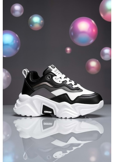 Dark Seer Kids Ds K 2110 Sneaker 2025 Kız Çocuk Siyah-füme