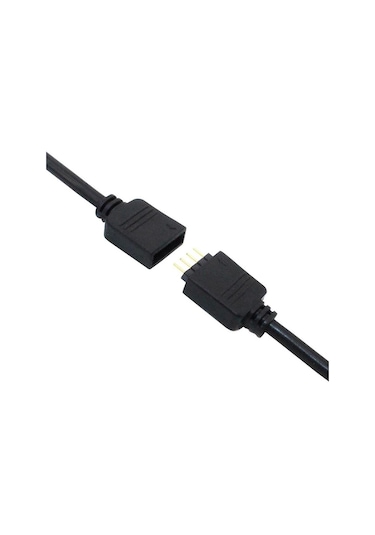 Alfais 4375 RGB Şerit 4 Pin LED Çoklayıcı Splitter Tek Kumanda 3 Çıkış