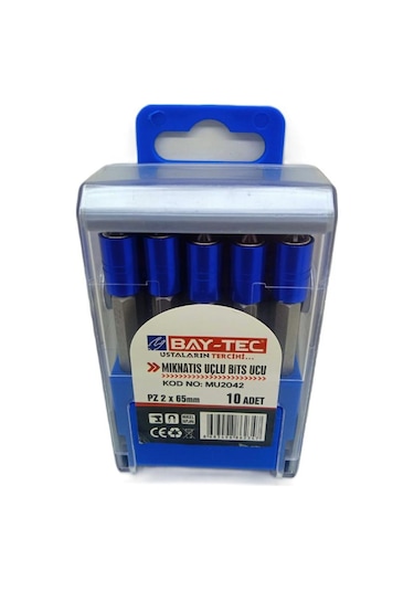 Bay-tec Mu2042 Mıknatıs Uçlu Bits Ucu Pz 2x65mm 10adet