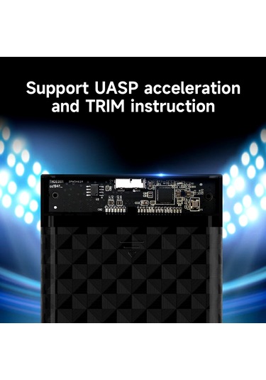 Maiyame Lenovo S-02 2.5" Sata Dış Hdd Kutusu - Usb 3.0 5gbps Hızlı Aktarım, Uasp Destekli, Araçsız Kurulum, 9.5mm Ve Altı Diskler İçin