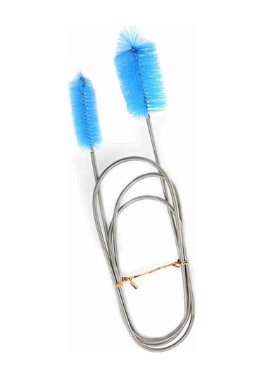 Ruicoo Stahlfeder Aquarium Boru Temizleme Fırçası - Çift Uçlu, 9-35mm Çapı, Su Pompa/filtre Temizliği Mavi