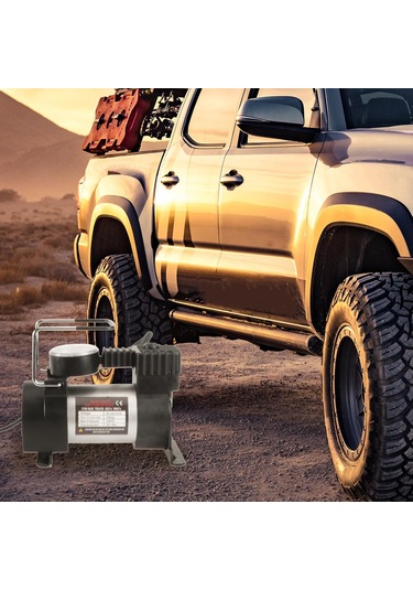 Lastik Şişman Hava Kompresörü Otomatik Kapatma Özelliği Ve Led Işığı İle Araba Ve Motosiklet Lastikleri İçin Yüksek Basınçlı Metal Pompa