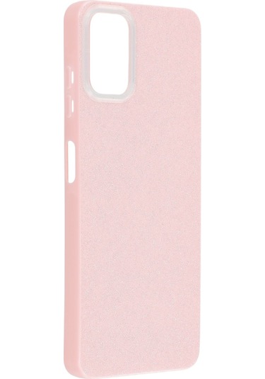 For Samsung Galaxy Uyumlu A06 Case Imd Glitter Tpu Phone Cover Large Camera Cutout - Pink Pembe