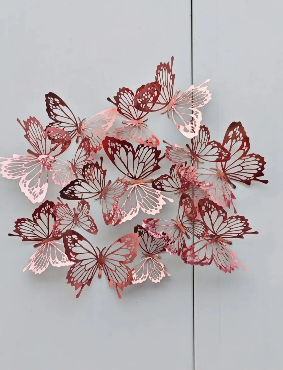 Galerea Prazdnıka Dekorasyon Ve Süsleme İçin 3d Kelebek Çıkartmaları 339658597 Beyaz