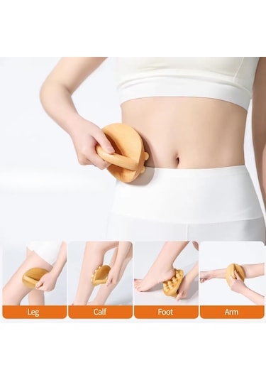 Madero Terapi & Selülit Ahşap Masaj Tokmak Aparatı Model 3