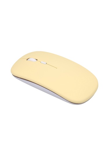 Kangvka Sarı 10 İnç Bt Klavye-fare Seti: 78 Tuşlu Şarj Edilebilir İnce Klavye, 3 Seviye Dpı Fare, Çoklu Sisteme Uyumlu Fare İçin Pil Dahil Değil Diğer