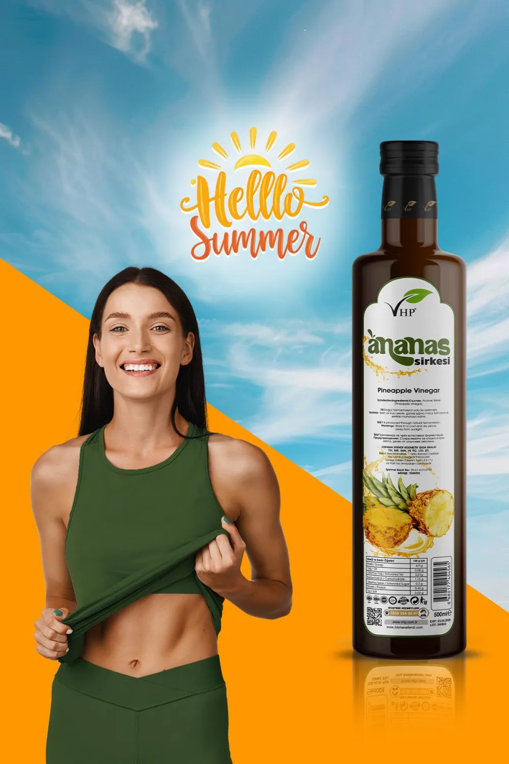 Vhp Ananas Sirkesi 500 Ml