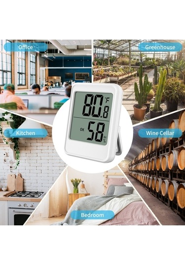 Yulong Reedark "büyük Ekranlı Dijital Termometre Higrometre - İç