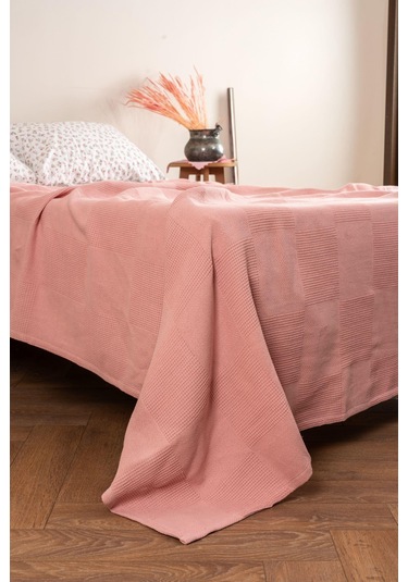 Soley Serenity %100 Pamuk 200 X 220 Cm Çift Kişilik Pike Pudra