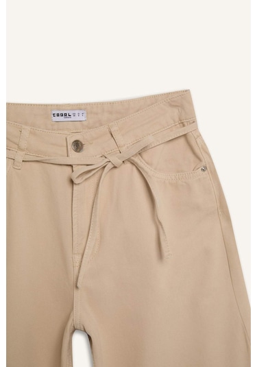 DeFacto Coool Gabardin Palazzo Pantolon Wide Leg Yüksek Bel Geniş Bol Paça E1794AX25SPER222