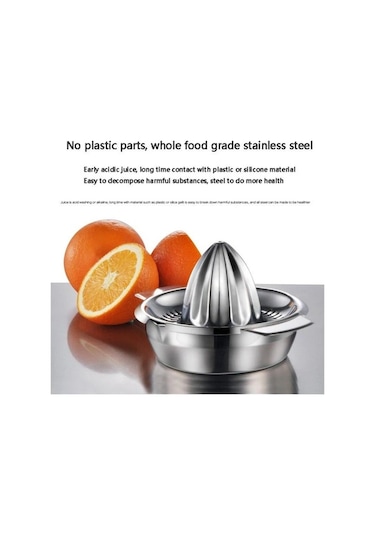 Trendooze Taşınabilir Suyu Sıkacağı Preslenmiş Portakal Paslanmaz Narenciye Mutfak Meyve Meyve Manuel Makinesi Limon Ham El Çelik Araçları Aksesuarları Vm Gümüş