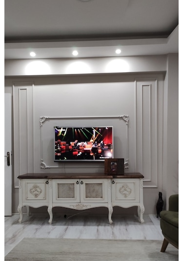 Decozza Boyanabilir Çıta Köşe Motifi 2,5 Cm Çıta Uyumlu4 Lü Paket