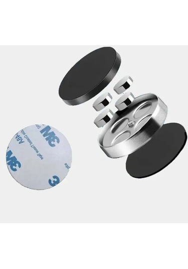 Ceholer Araba İçin Manyetik Telefon Tutucu Yuvarlak 156591464 Siyah