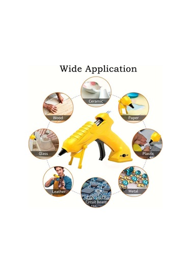 Damlama Önleyici Özellikli Şarj Edilebilir Kablosuz Mini Tutkal Tabancası