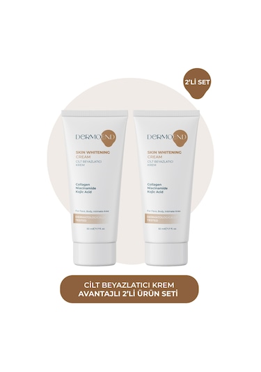 Dermoend Cilt Beyazlatıcı Krem 2'li