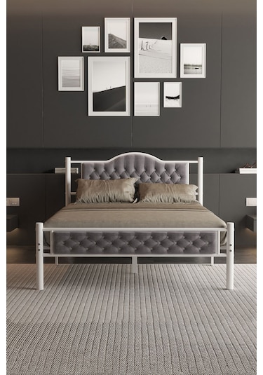 Aksviva Milan Çift Kişilik Ferforje Metal Karyola