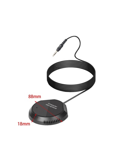 Homyl Konferans Mikrofonu 3,5 Mm, Bilgisayar Mikrofonu, Kompakt